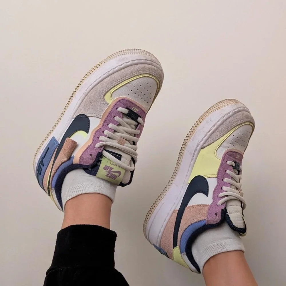 Nike Multi-color airforce 1 shadow crimson tint volt - Picture 10 of 11